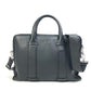 DIOR HOMME Handbag with Logo, Trotter Interior, Oblique Design, 2-Way Shoulder Bag, Business Bag, Leather, Men's, Black