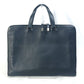 DIOR HOMME Handbag Tote Bag Logo Bag Business Bag Leather Men's Black
