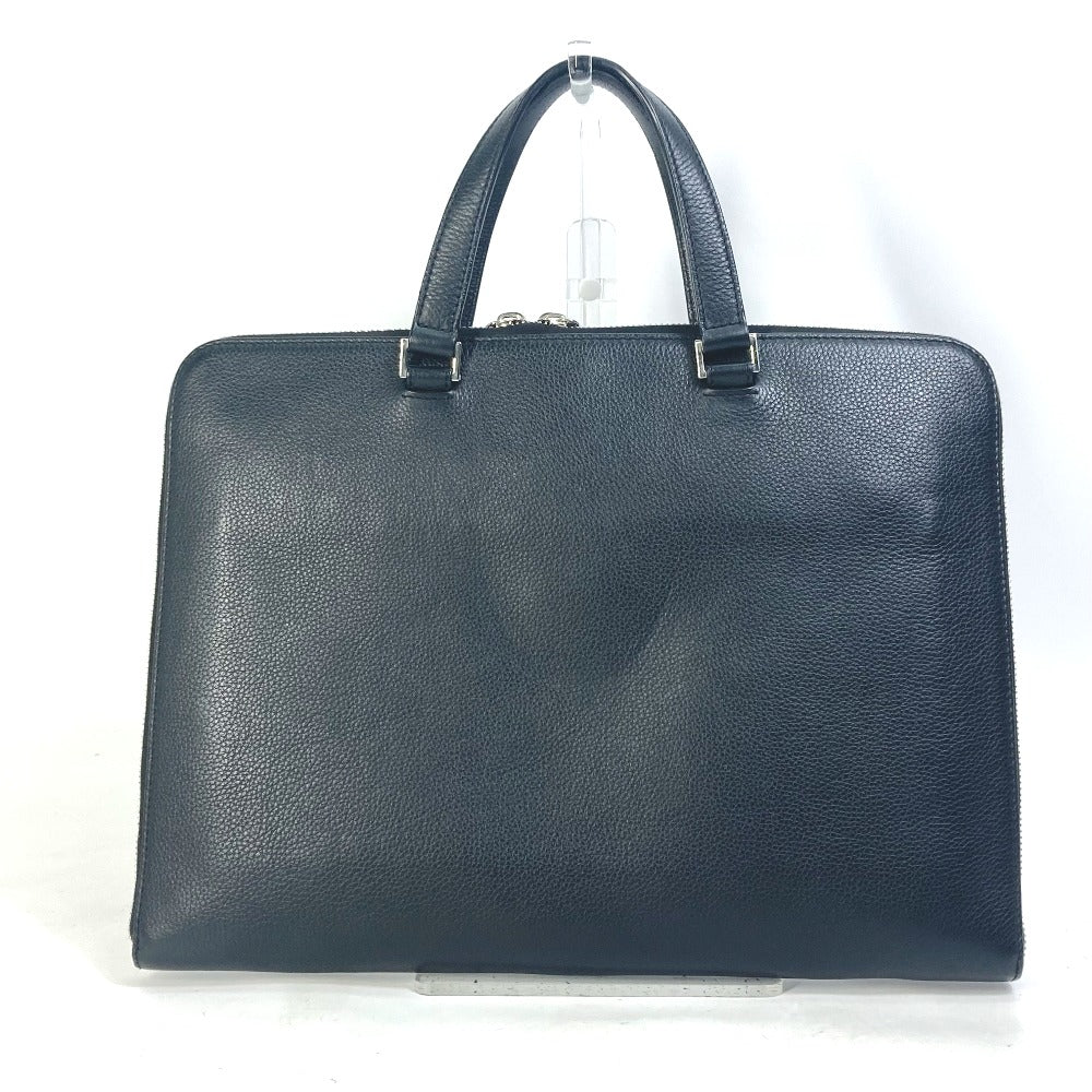 DIOR HOMME Handbag Tote Bag Logo Bag Business Bag Leather Men's Black