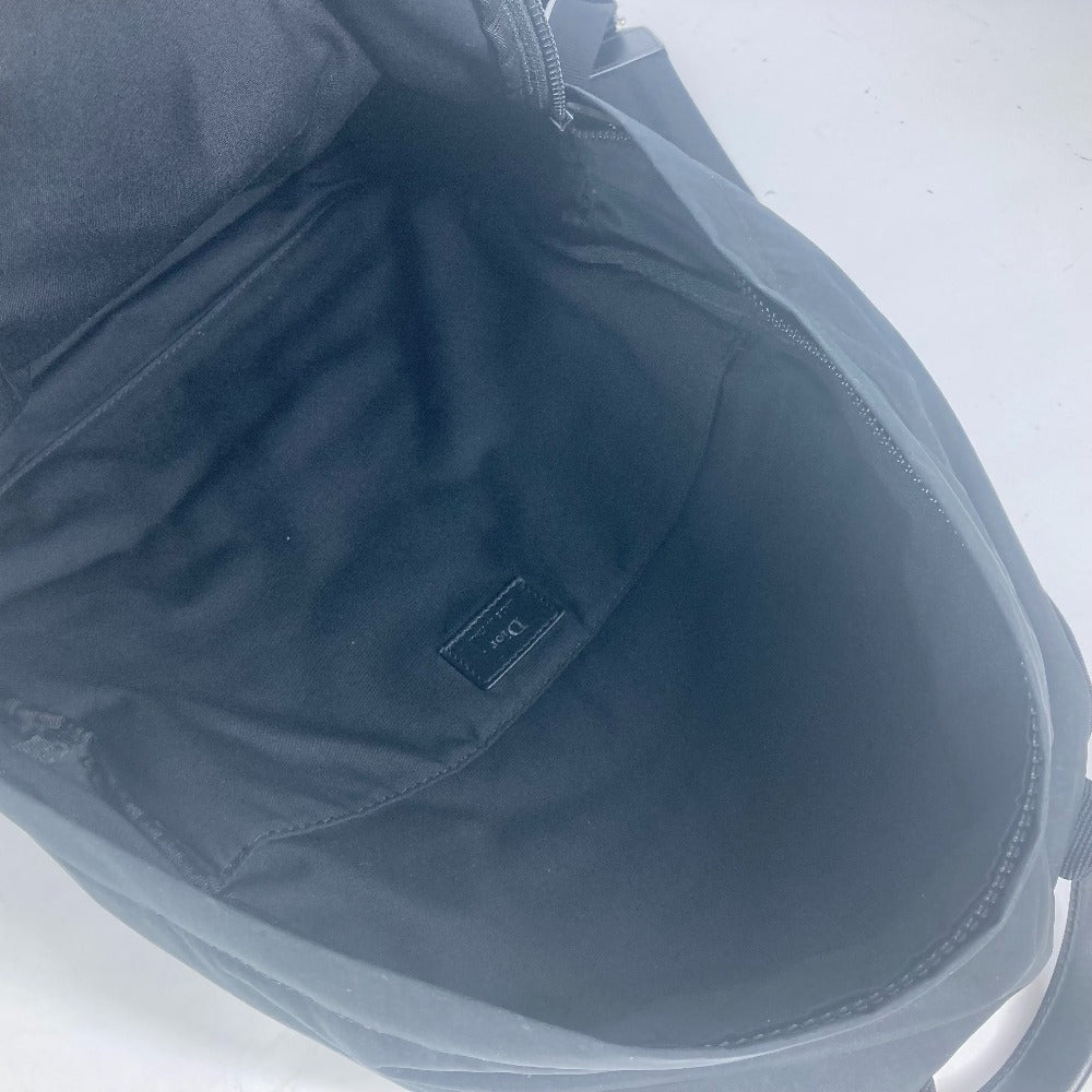 Dior BEE 蜂 ロゴ バックパック カバン リュックサック ナイロン ユニセックス ブラック - brandshop-reference