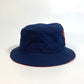 Dior Kenny Scharf Bucket Hat with Embroidered Tiger Patch, Unisex, Blue, Cotton
