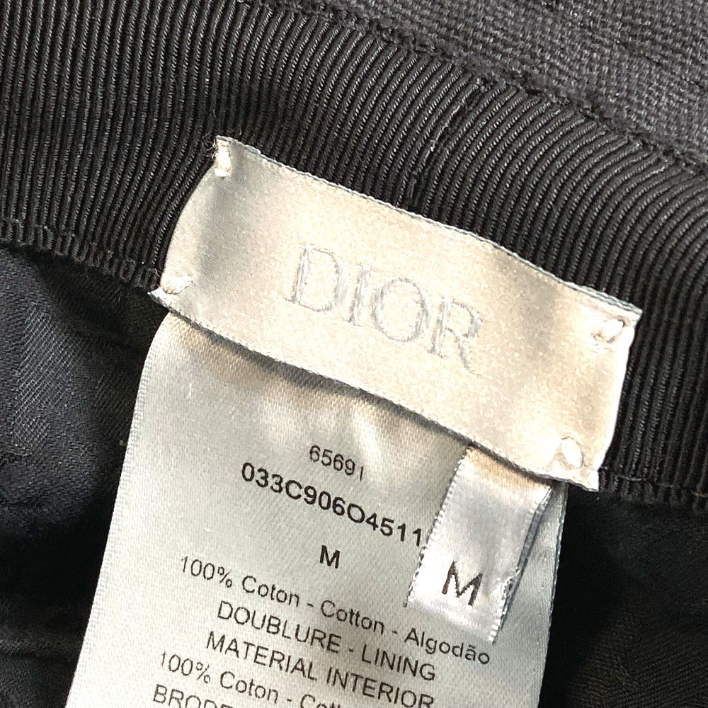 Dior ケニーシャーフ コラボ ロゴ ボブハット ファッション小物 ハット コットン ユニセックス ブラック