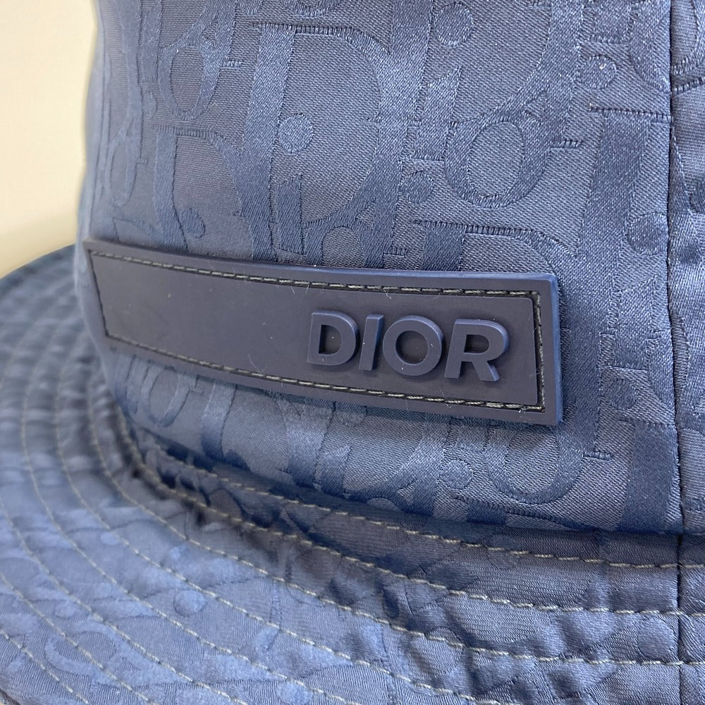 Dior 143J833A0448 Oblique DIOR AND PARLEY Hat, Polyester, Unisex, Blue