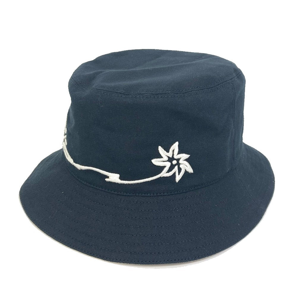 Dior 033C906U4511 Travis Scott Cactus Jack Dior Bob Hat, Unisex, Cotton, Black