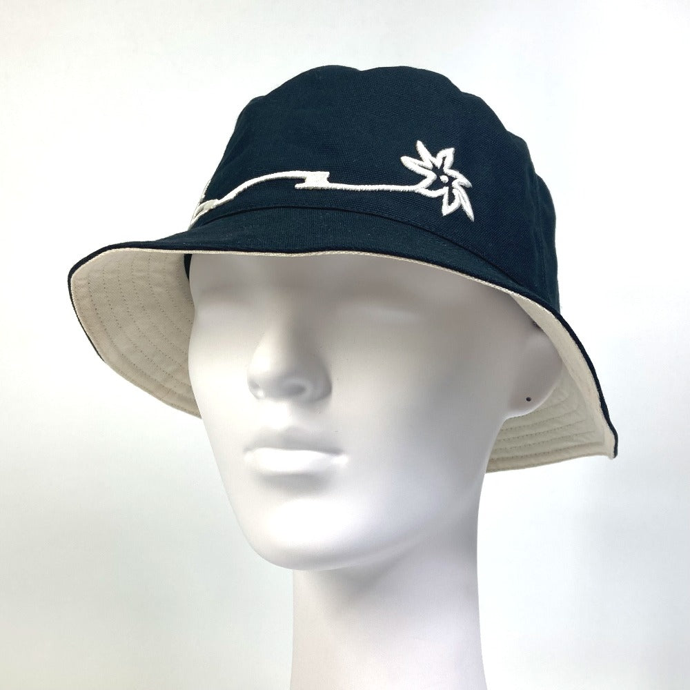 Dior 033C906U4511 Travis Scott Cactus Jack Dior Bob Hat, Unisex, Cotton, Black