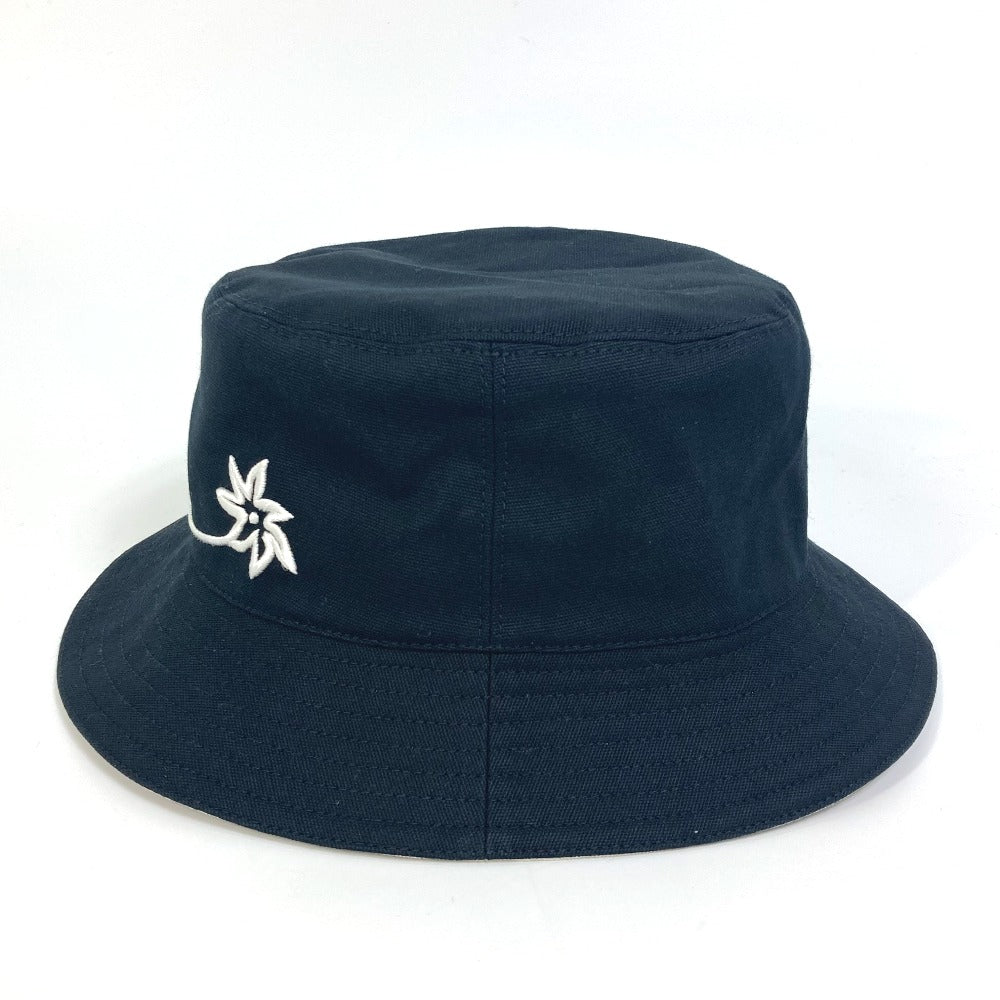 Dior 033C906U4511 Travis Scott Cactus Jack Dior Bob Hat, Unisex, Cotton, Black