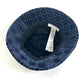 Dior 15CAN923X134 21AW Velvet Cannage Logo Bob Bucket Hat, Cotton, Unisex, Navy