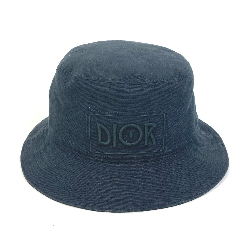 Dior 033C906W4511 Bucket Hat, Cotton, Unisex, Black