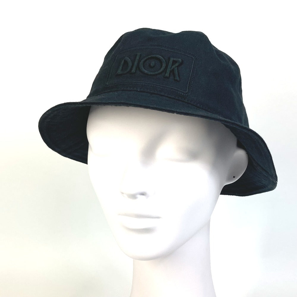 Dior 033C906W4511 Bucket Hat, Cotton, Unisex, Black