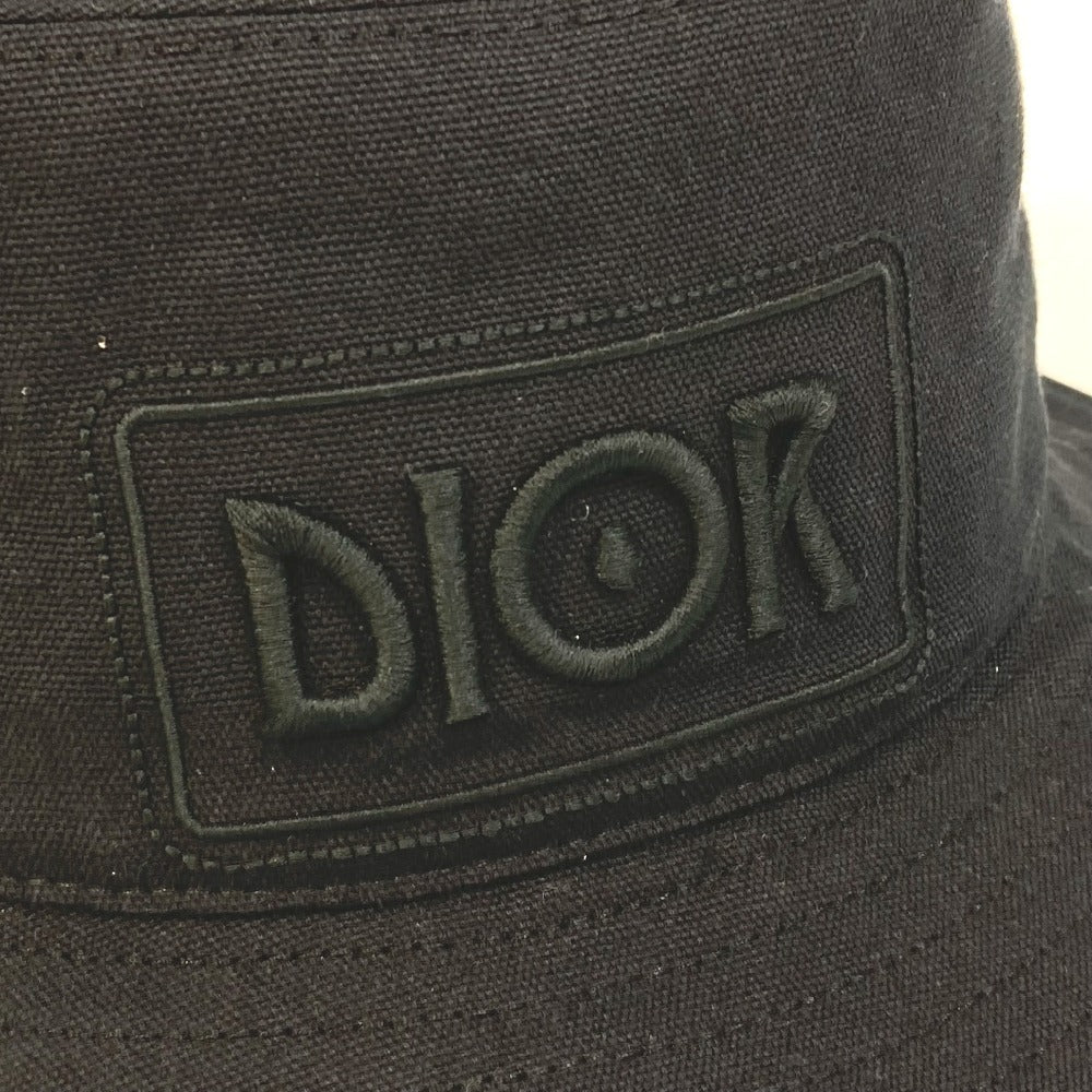 Dior 033C906W4511 Bucket Hat, Cotton, Unisex, Black