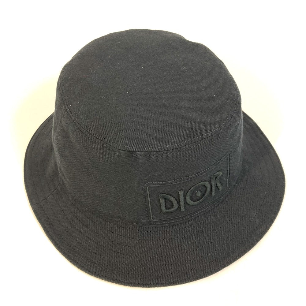 Dior 033C906W4511 Bucket Hat, Cotton, Unisex, Black