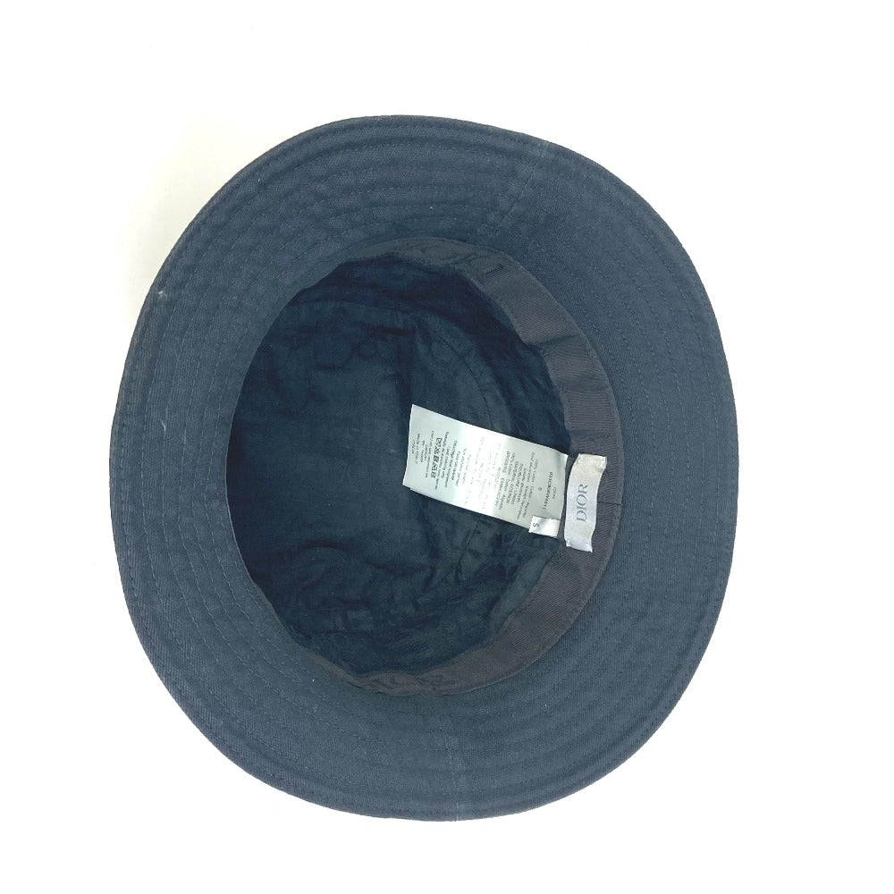 Dior 033C906W4511 Bucket Hat, Cotton, Unisex, Black