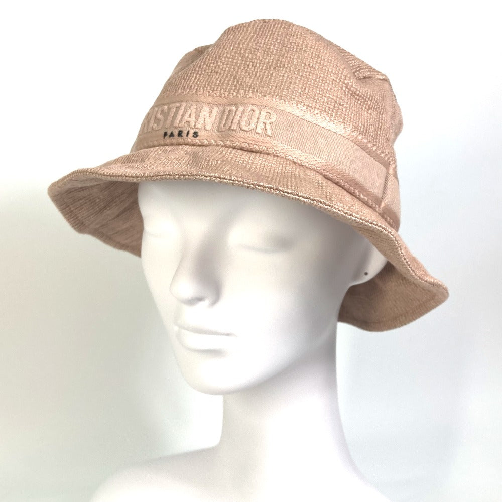 Dior 04DBB923A132 Logo Bob Hat, Headwear, Fashion Accessory, Cotton, Women's, Pink