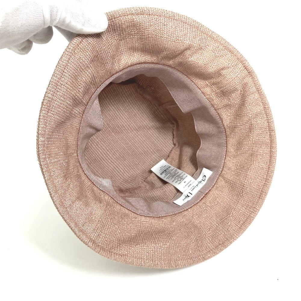 Dior 04DBB923A132 Logo Bob Hat, Headwear, Fashion Accessory, Cotton, Women's, Pink