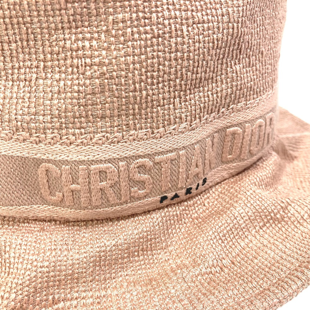 Dior 04DBB923A132 Logo Bob Hat, Headwear, Fashion Accessory, Cotton, Women's, Pink