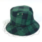 Dior 95TDD923G142 Oblique Check Bucket Hat with Tulle and Veil, Polyester, Women's, Green