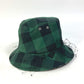 Dior 95TDD923G142 Oblique Check Bucket Hat with Tulle and Veil, Polyester, Women's, Green