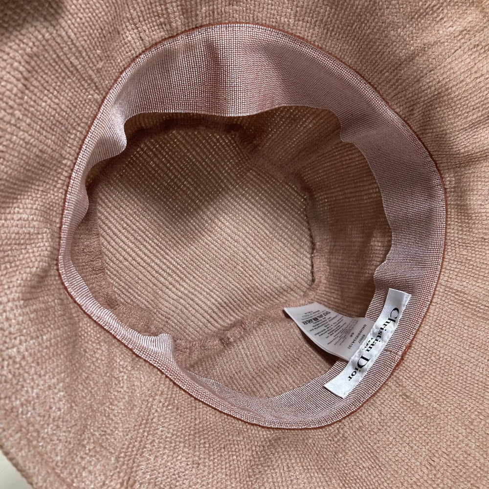 Dior 04DBB923A132 Bucket Hat with Logo, Cotton, Pink, Women's