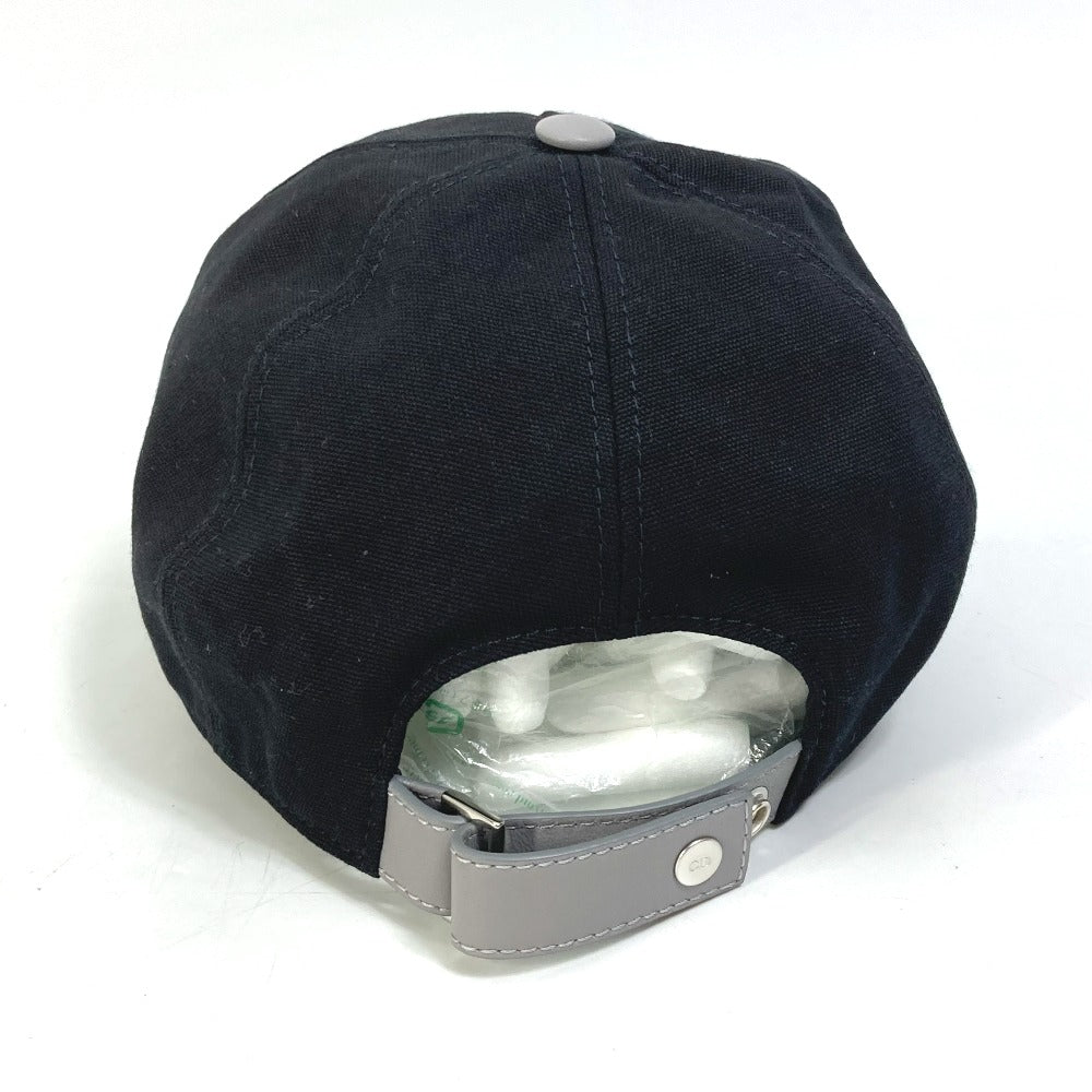 Dior 243C904I4511 Logo Print Baseball Cap, Cotton, Men's, Black