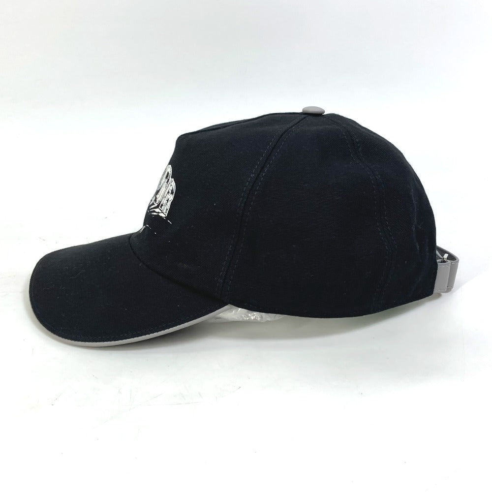 Dior 243C904I4511 Logo Print Baseball Cap, Cotton, Men's, Black