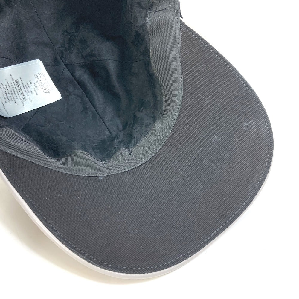 Dior 243C904I4511 Logo Print Baseball Cap, Cotton, Men's, Black