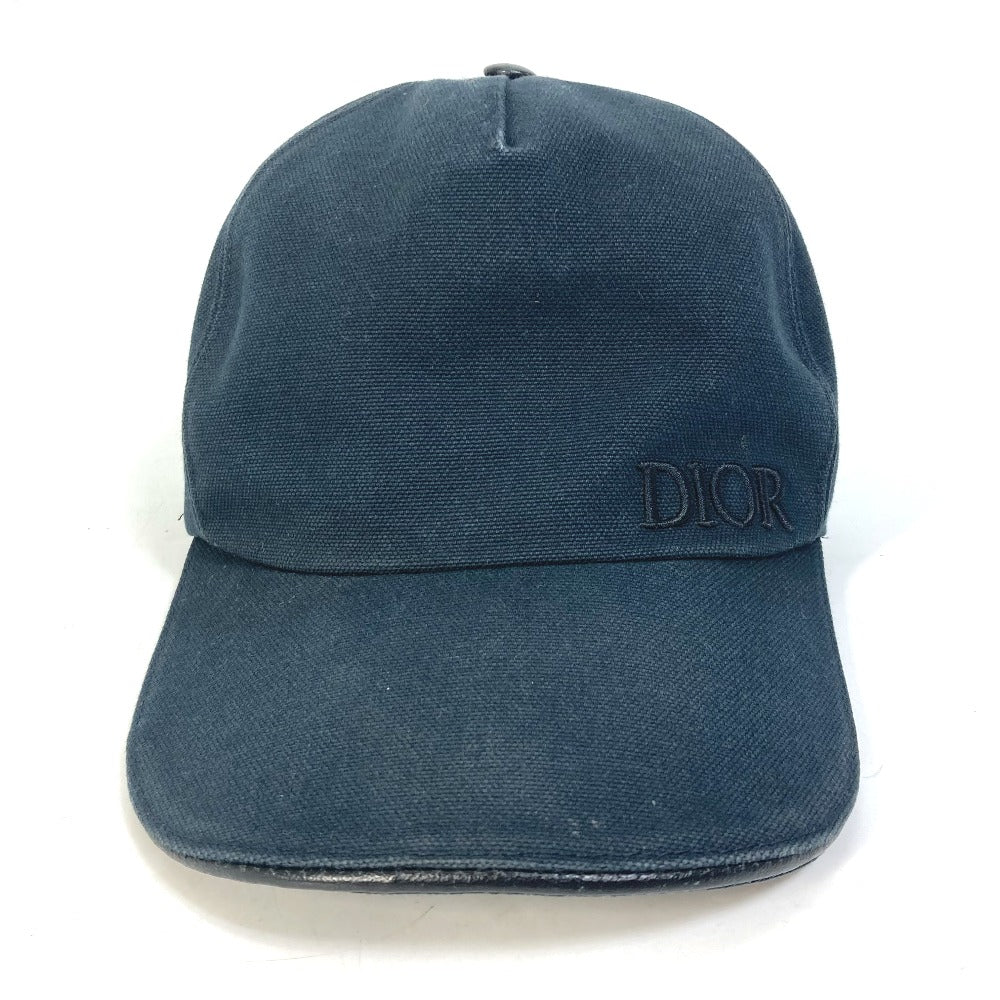 Dior 933C902D4511 Logo Baseball Cap, Cotton, Men's, Black