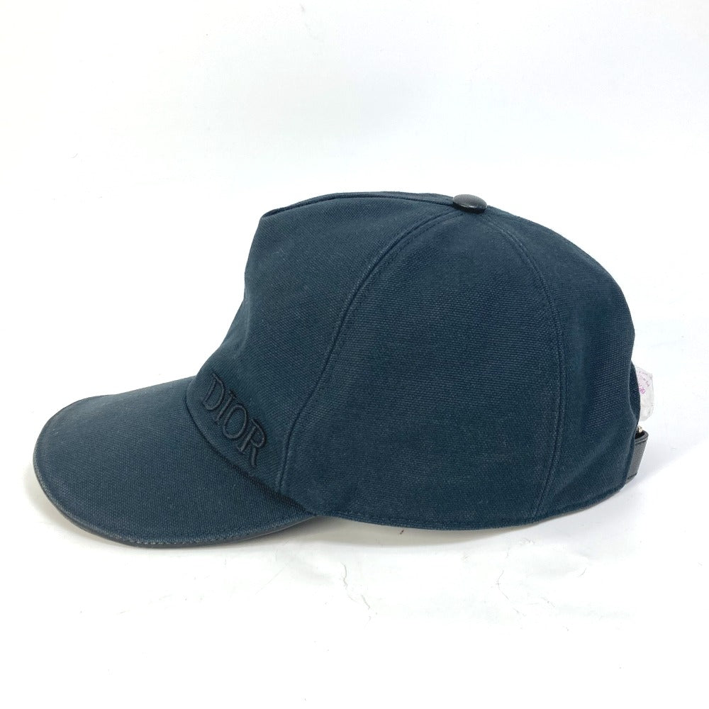 Dior 933C902D4511 Logo Baseball Cap, Cotton, Men's, Black