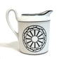 Dior Monsieur Dior Creamer Milk Pitcher Glass Ceramic Unisex White x Black