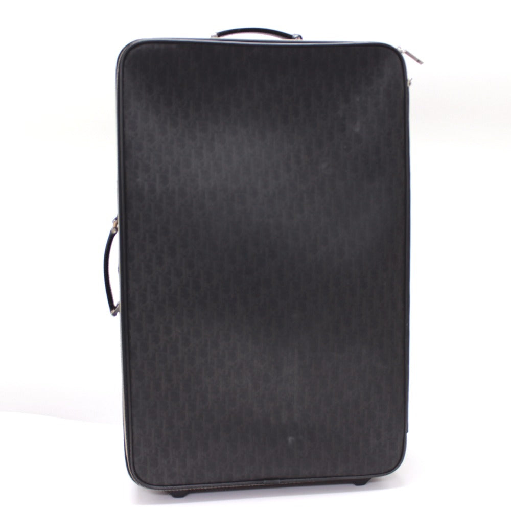 DIOR HOMME Trotter Bag, 2-Wheel Suitcase, Carry-On Bag, PVC, Men's, Black