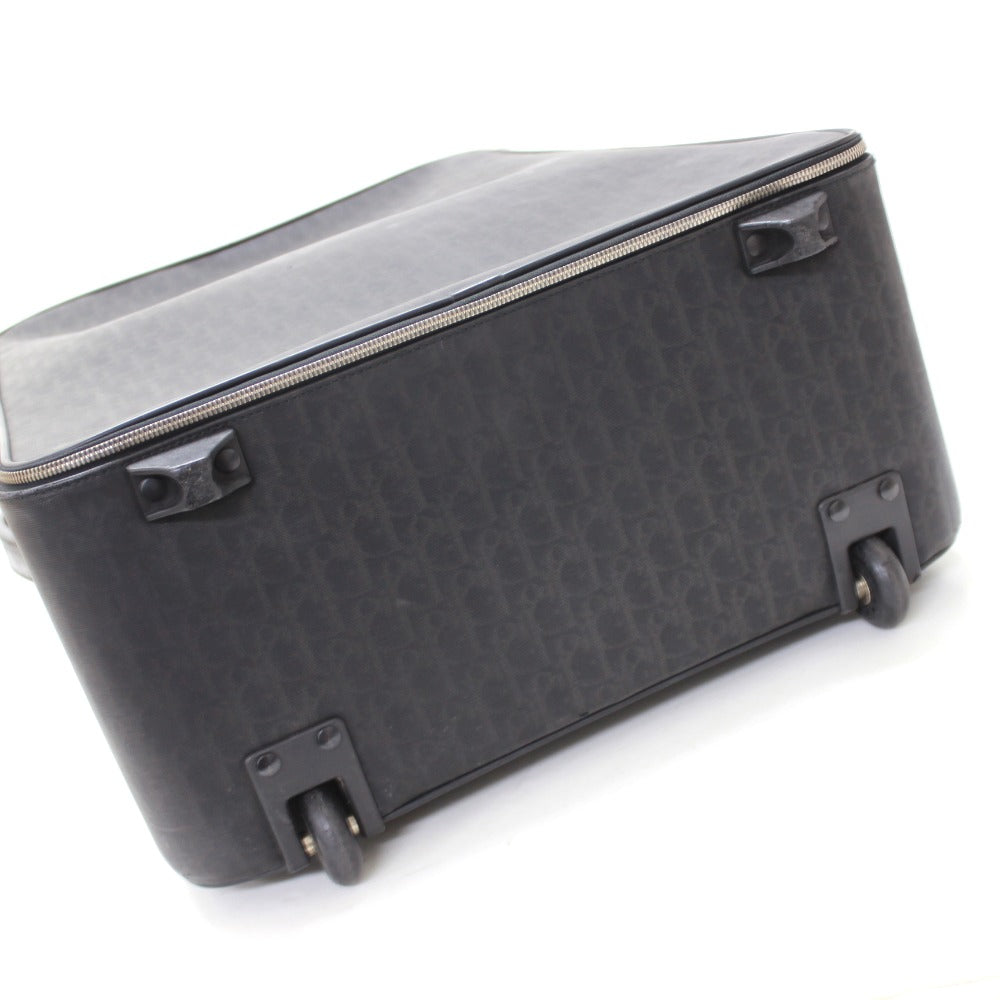 DIOR HOMME Trotter Bag, 2-Wheel Suitcase, Carry-On Bag, PVC, Men's, Black