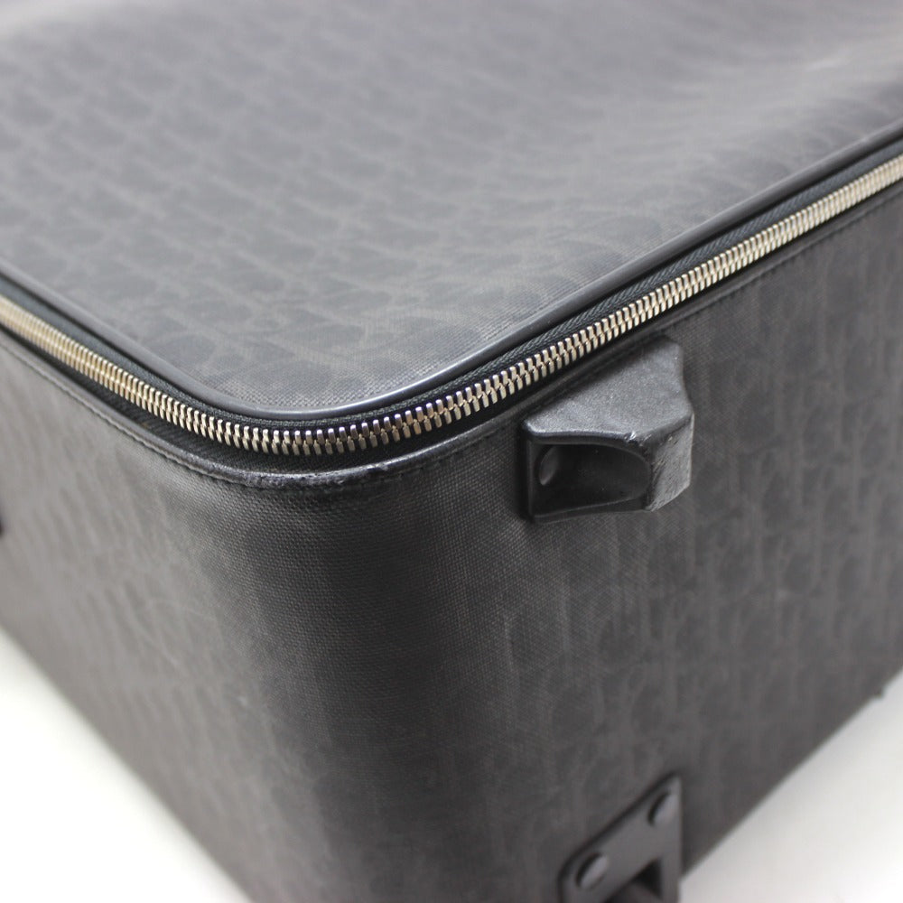 DIOR HOMME Trotter Bag, 2-Wheel Suitcase, Carry-On Bag, PVC, Men's, Black