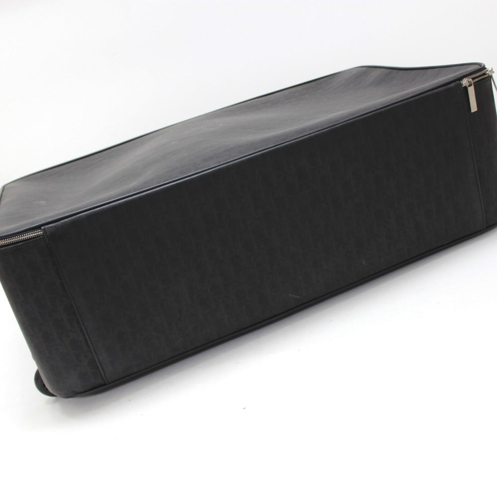 DIOR HOMME Trotter Bag, 2-Wheel Suitcase, Carry-On Bag, PVC, Men's, Black