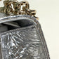 Dior Small Flap Bag, DIORAMA Chain Shoulder Bag, Leather, Silver, Women's