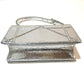 Dior Small Flap Bag, DIORAMA Chain Shoulder Bag, Leather, Silver, Women's