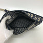 Dior Oblique Flat Bag, Crossbody Bag, Shoulder Bag, Jacquard, Women's, Navy