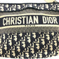 Dior Oblique Flat Bag, Crossbody Bag, Shoulder Bag, Jacquard, Women's, Navy