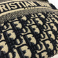 Dior Oblique Flat Bag, Crossbody Bag, Shoulder Bag, Jacquard, Women's, Navy