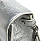 Christian Dior DIOREVER Diorever 2-Way Handbag in Metallic Silver Leather for Women