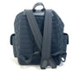 Dior 1ADBA161YKS 23SS Saddle Oblique Backpack, Canvas/Leather, Men's, Navy