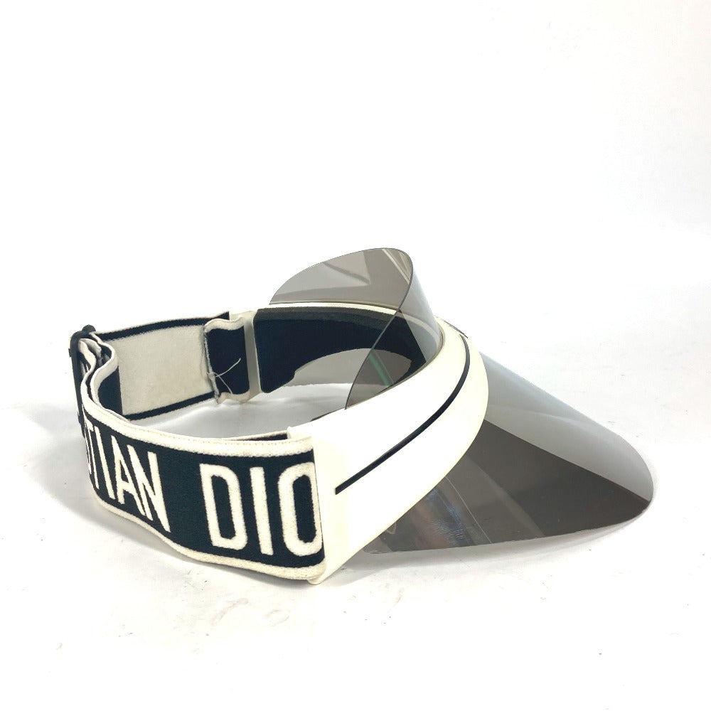 Dior ディオールクラブ DIOR CLUB ロゴ 帽子 サンバイザー プラスチック レディース ホワイト - brandshop-reference