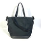 DIOR HOMME KAWS Collaboration Japan Exclusive BEE Logo 2-Way Crossbody Shoulder Bag/Tote Bag in Nylon/Leather, Men's Black