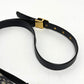 Dior CD カナージュ カロ チェーン ショルダーバッグ レザー レディース グレー