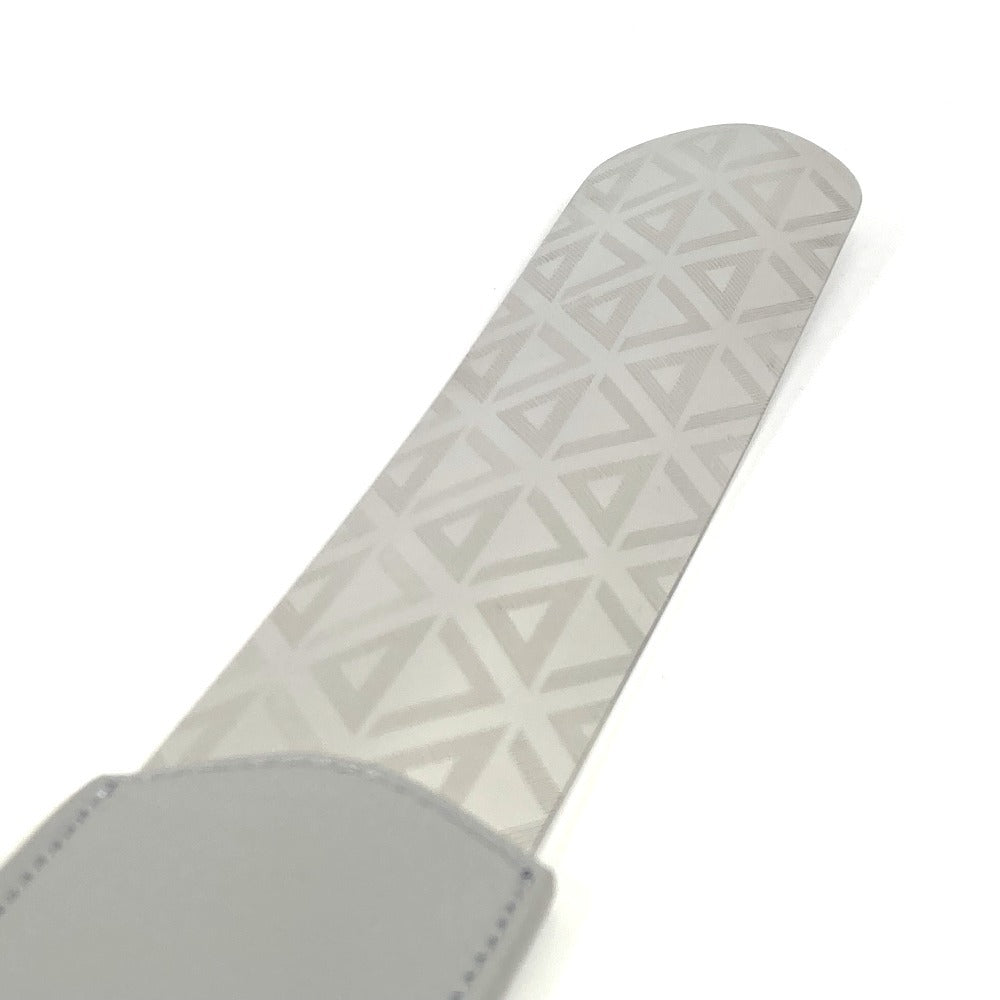 Dior Logo Diamond Shoehorn, Interior Shoehorn, Leather, Unisex, Gray