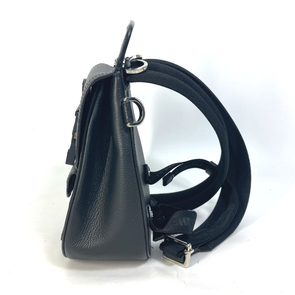 Dior カバン ギャロップ Gallop サドル バックパック リュックサック カーフスキン メンズ ブラック