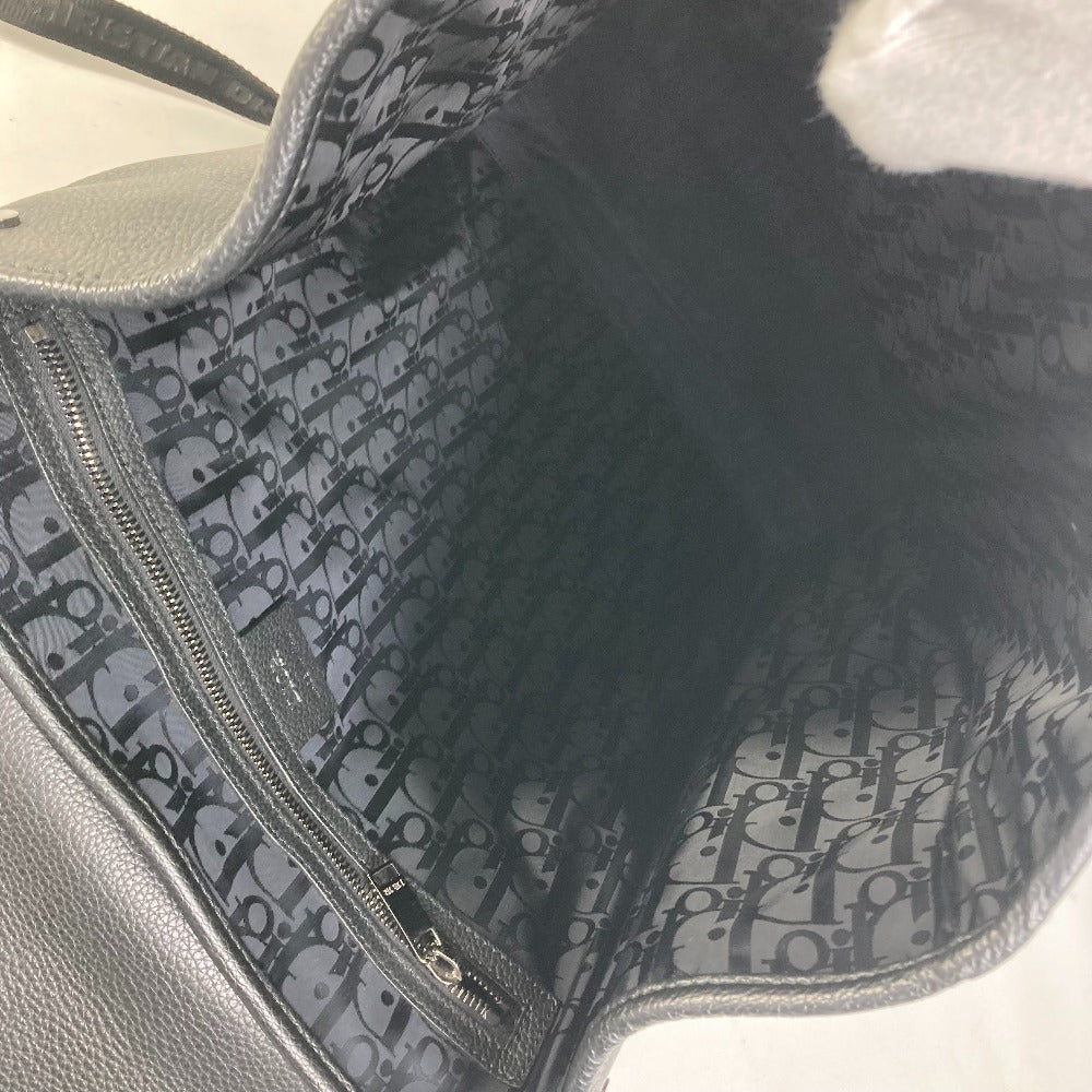 Dior 1ADBA143SSE Saddle Backpack, Leather, Men's, Black