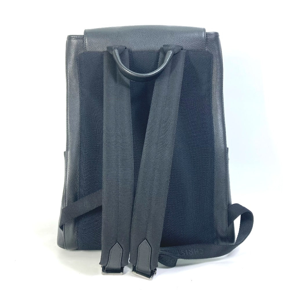 Dior 1ADBA143SSE Saddle Backpack, Leather, Men's, Black