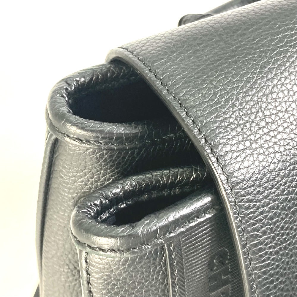 Dior 1ADBA143SSE Saddle Backpack, Leather, Men's, Black