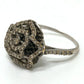jewelry カメリアデザイン バラ Ｄ0.44ct D0.50ct リング・指輪 K18WG レディース シルバー