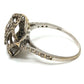 jewelry カメリアデザイン バラ Ｄ0.44ct D0.50ct リング・指輪 K18WG レディース シルバー