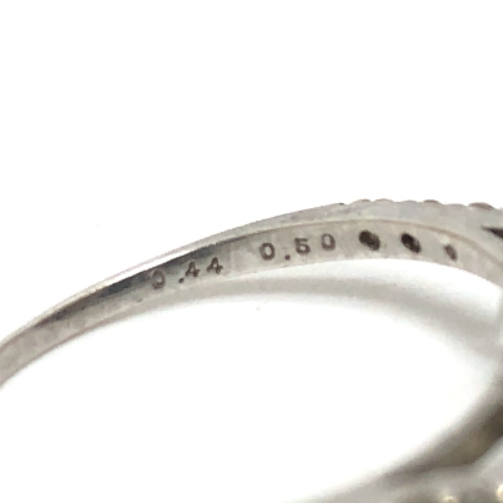 jewelry カメリアデザイン バラ Ｄ0.44ct D0.50ct リング・指輪 K18WG レディース シルバー